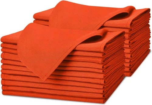 Vista 9 de Avalon Kitchen Servilletas de tela beige a granel (paquete de 24) – Servilletas de lino 100% poliéster, lavables y reutilizables, duraderas