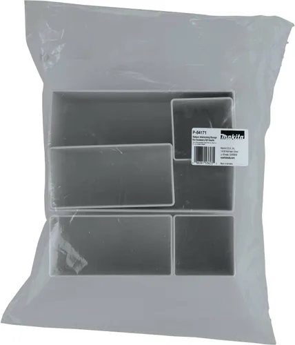Vista 6 de Makita P-84137 MAKPAC Caja de almacenamiento entrelazada con insertos, 6-1/2" x 15-1/4" x 11-5/8" y P-84171 MAKPAC Insertos de caja