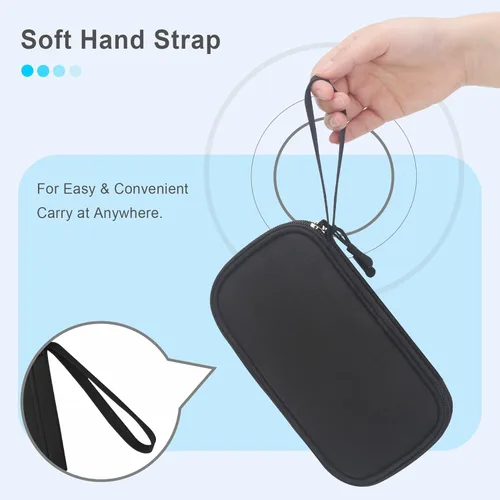 Vista 5 de Lacdo Estuche para unidad flash USB, organizador portátil de accesorios electrónicos para SanDisk/SamData/Samsung, memoria, USB, USB, USB, USB, USB