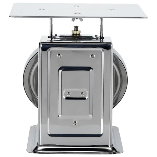 Vista 7 de Tada Báscula mecánica de cocina de acero inoxidable de 44 libras, báscula de alimentos resistente con control de porciones, báscula de alimentos