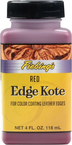 Vista 4 de Fiebing's Edge Kote 4 Fl Oz - Azul - para Colorear Bordes de Cuero en Bolsos, Carteras, Zapatos, Fundas, etc