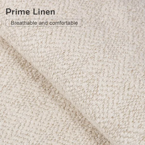 Vista 3 de Juego de 2 taburetes otomanos multifuncionales, reposapiés para sofá, taburete de tocador moderno para sala de maquillaje, sala de estar y entrada