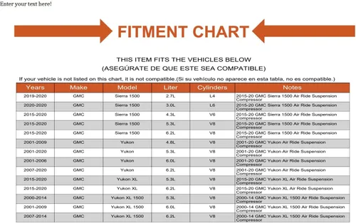 Vista 7 de Unidad de montaje del compresor de la suspensión del aire para Tahoe Yukon Escalade