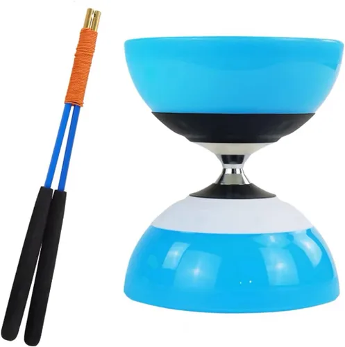 Dawson 4.961 in* 5.906 in Nuevo chino YOYO Activado Triple Teniendo Diábolo * Palos y Cuerda Gratis* Profesional - Azul