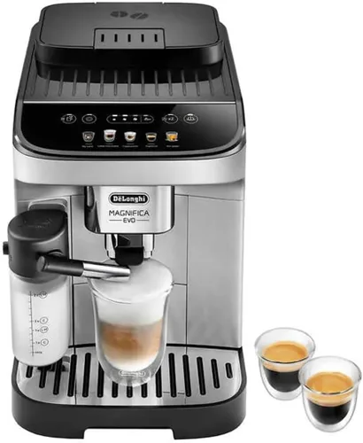 De'Longhi De'Longhi Magnifica Evo - Máquina automática de café expreso y capuchino con sistema Latte Crema, 9.45 pulgadas x 17.32 pulgadas x 14.17