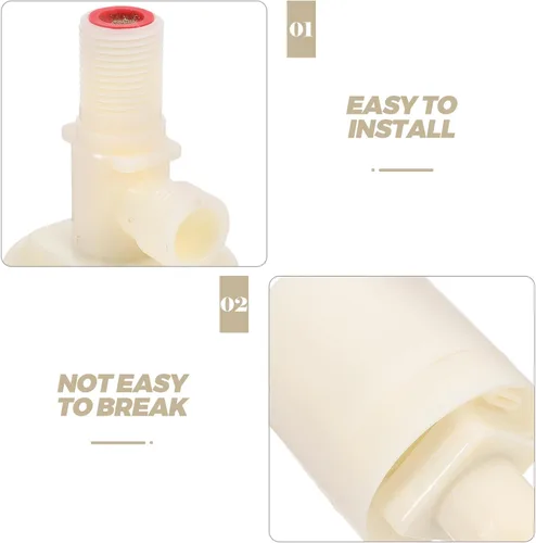 Vista 7 de 2 Sets Water Level Float Valve Automatic Control Valve for Aquarium Pool and Livestock Tanks with Threaded Inlet Sturdy Float Switch Suitable for