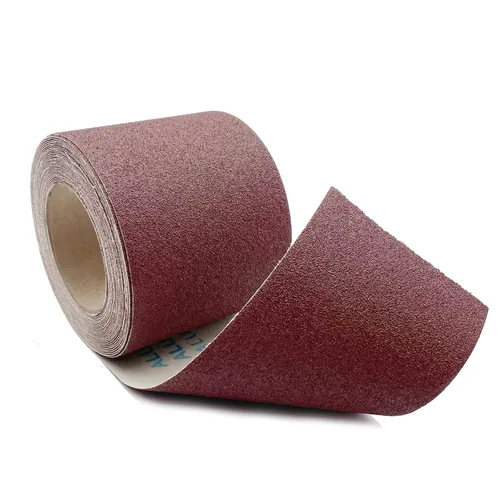 Vista 8 de Rollo de papel de lija de grano 60 de 4.5 pulgadas de ancho de 10 yardas (= 71 piezas de papel de lija de 1/4 de hoja) rollo de papel de arena