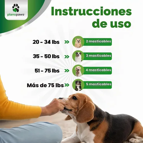 Vista 6 de Probióticos para perros, 90 masticables blandos - Probiótico para perros de salud digestiva 90ct