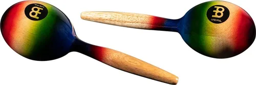 Vista 3 de Meinl Percussion MWM1MC Maracas ovaladas de madera tradicional