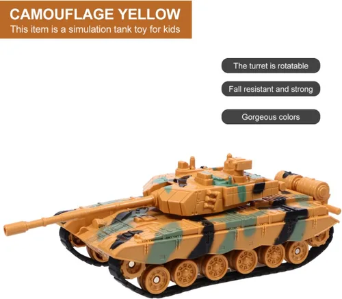 Vista 3 de Toddmomy Vehículo de plástico de camuflaje para niños y niñas de 3 a 6 años, juego educativo y colección