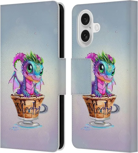 Vista 31 de Head Case Designs Officially Licensed Ruth Thompson Boba Tea Cup O Dragons Leather Wallet Case Compatible with Apple iPhone 7 Plus / 8 Plus