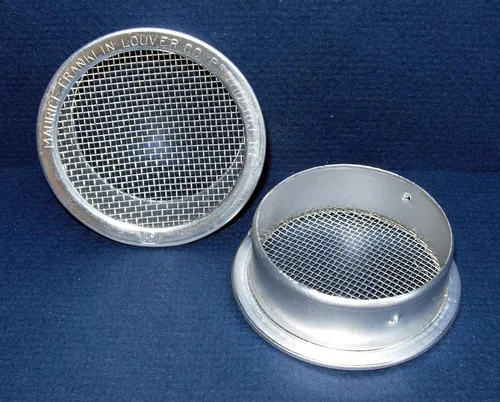 Rejilla de ventilación abierta redonda de 2" - Molino - Paquete de 6