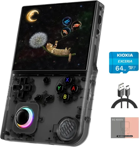 Vista 7 de RG40XX V - Consola de juego portátil con sistema operativo Linux 64GB de almacenamiento Pantalla IPS de 4.0 pulgadas H700 Quad-Core Bluetooth 4.2