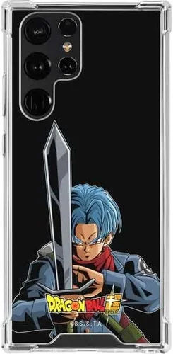Vista 17 de Skinit Funda transparente compatible con Galaxy S22 Ultra, diseño oficial de Dragon Ball Super Goku Negro - DBZSPR04