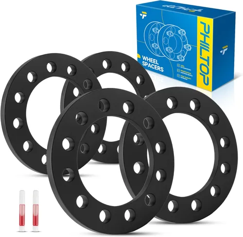 Vista 85 de PHILTOP 4x100 1.25" Espaciadores de rueda para Yaris, 2 piezas de espaciadores de rueda centrados en buje con 54.1mm de diámetro interior del buje