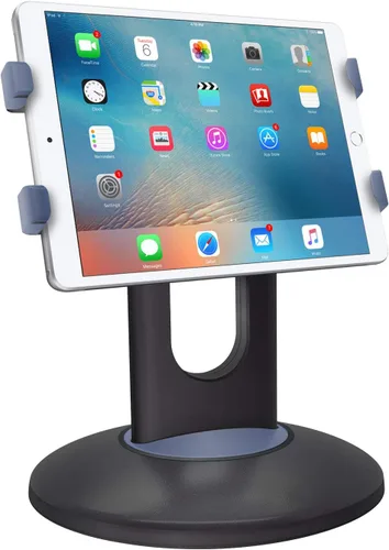 Soporte para iPad, tableta, quiosco, mesa de cocina, soporte de escritorio compatible con iPad, Air, Pro, Mini, Galaxy, Kindle, Microsoft Surface