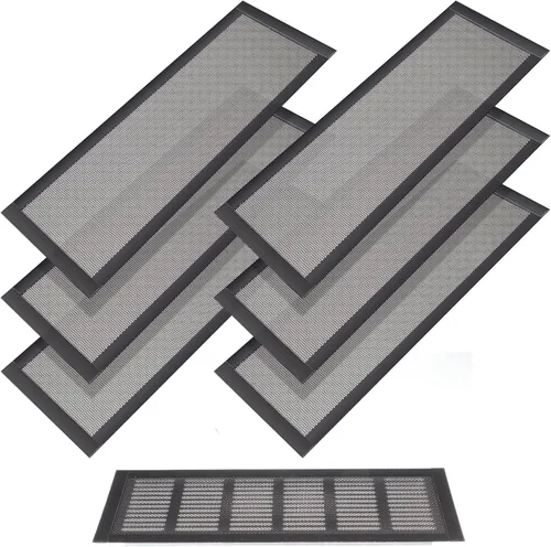 Vista 14 de Shappy Cubiertas magnéticas de ventilación de suelo, pantalla de ventilación de aire, trampa magnética para registro de piso, cubiertas de malla