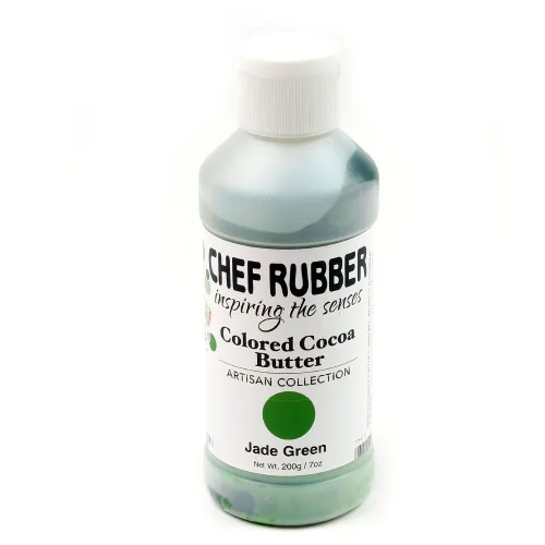 Vista 12 de Chef Rubber Manteca de cacao, colección artesanal, blanco alabastro, 7 onzas