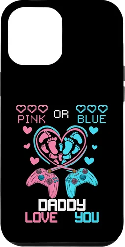 Vista 25 de iPhone 16 Parents Pink Or Blue Daddy Love You Baby Gender Reveal Case