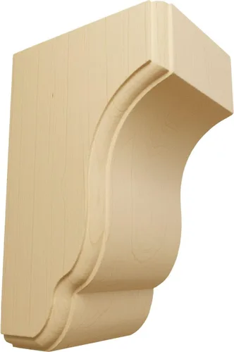 Vista 12 de Ekena Millwork ménsula Capistrano Mission de 2.5 pulgadas de ancho x 2.75 pulgadas de profundidad x 4.5 pulgadas de alto, COR02X02X04CPAL