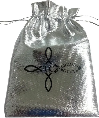 Vista 5 de San Benito - Medalla Católica de San Benito - 1102in de diámetro - Joyas de San Benito con cadena