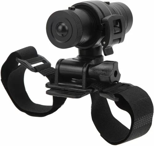 Diyeeni Cámara deportiva para casco de bicicleta, mini cámara de acción completa de 1080p, cámara de video portátil gran angular de 120°, micrófono