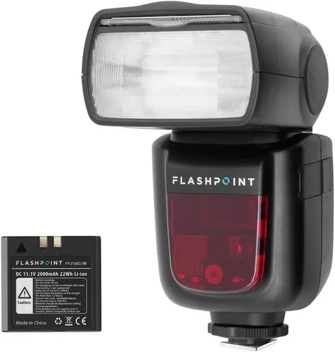 Vista 2 de Flashpoint Zoom Li-on R2 VING V860IIs TTL - Linterna de flash en cámara con kit de disparo X2 TTL para cámaras Sony