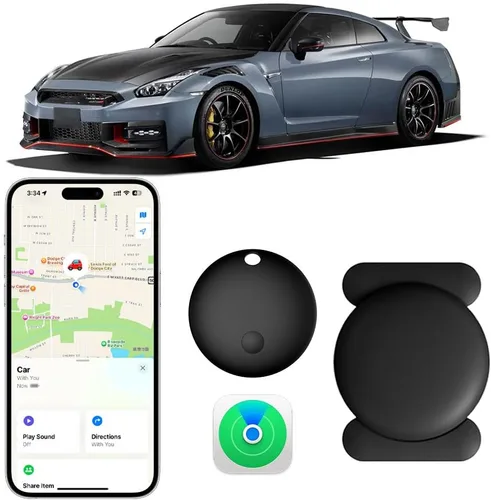 Vista 7 de Undetectable GPS Tracker for Vehicles Work with Built-in APP (Compatible with Android Device),Mini Car Tracker Tag With Magnet Global