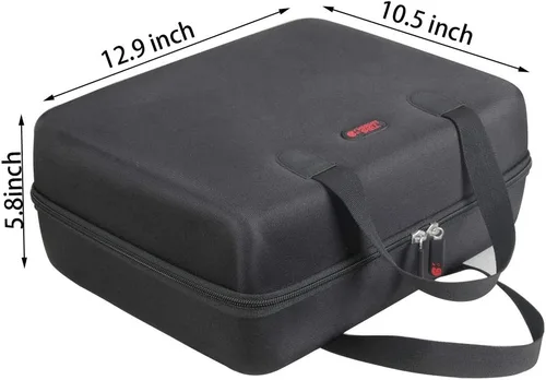 Vista 6 de Hermitshell Funda de viaje rígida para inflador DEWALT DCC020IB 20V Max (funda para inflador + batería, negro)