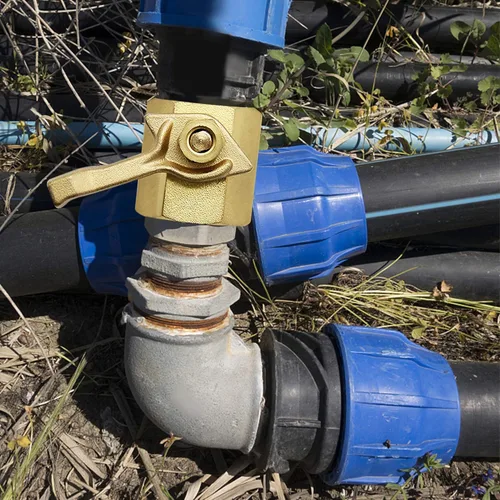 Vista 7 de Lifynste Válvula de cierre de manguera de jardín de latón resistente, 3/4 pulgadas, 2