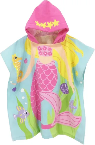 Vista 14 de BANGSAUR Toalla con capucha para niños, para el baño, la playa, toallas de algodón suave, absorbente, para piscina, con capucha, poncho para bebé