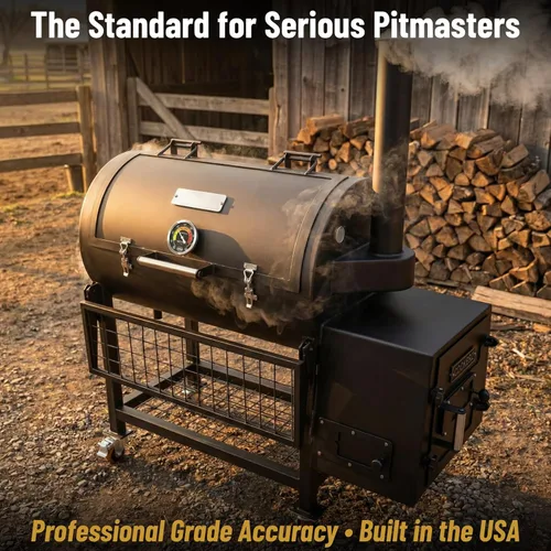 Vista 2 de Termómetro para barbacoa y asador Midwest Hearth para parrilla, pozo, barril de 3" de diámetro (tallo de 4" de longitud, esfera de color)