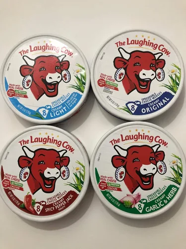 The Laughing Cow Paquete variado de cuña de queso untable