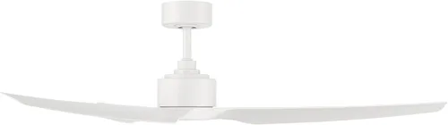 Vista 6 de WAC Smart Fans Stella - Ventilador de techo de 3 aspas para interiores y exteriores, 60 pulgadas, color blanco mate con control remoto, funciona