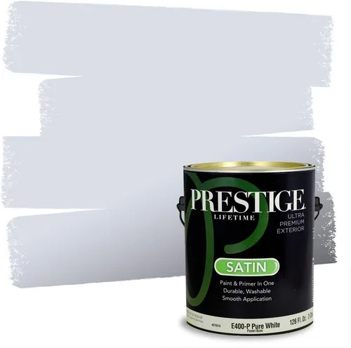 Vista 174 de Prestige Paints. - Base y pintura para exteriores en un solo galón, 1 galón. plano, comparable con Sherwin Williams Topsail.