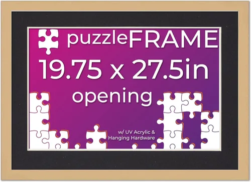 Vista 41 de Poster Palooza Kit de marco de rompecabezas de 11.25 x 38.25 pulgadas. El kit incluye hojas de pegamento para rompecabezas, marco de rompecabezas