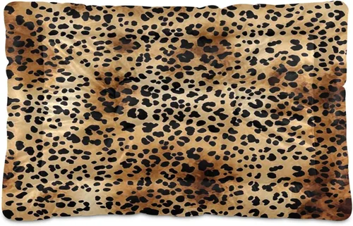 Vista 29 de Almohadilla de cama para mascotas con estampado de vaca 3D, tapete suave para cama de perro con parte inferior antideslizante, almohadilla de jaula