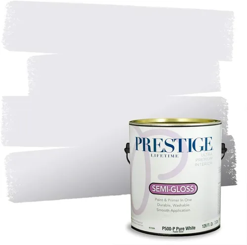 Vista 24 de PRESTIGE Pintura exterior e imprimación en uno, bingo, satén, 1 galón