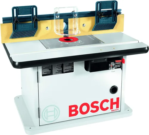 Vista 2 de BOSCH Mesa de enrutador de sobremesa RA1171 + guía de borde de enrutador de lujo RA1054