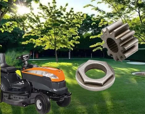 Vista 3 de JIANGLI Buje de engranaje de piñón del eje de dirección para MTD Cub Cadet 717-1554 941-0656A 917-1554 741-0656A, se adapta a Cub Cadet LT1042