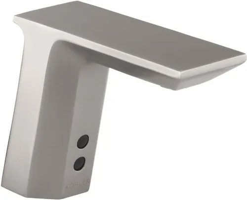 Vista 3 de Kohler K13466CP - Grifo de baño sin contacto geométrico con pilas, cromado pulido