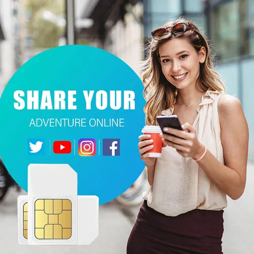 Vista 4 de T-Mobile USA y Canadá 7 días tarjeta SIM de viaje de datos ilimitados, datos 4G LTE/3G para EE. UU. y Canadá para iPhone, iPad, teléfonos Android