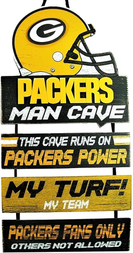 FOCO cartel Man Cave para colgar en la pared, con logotipo de equipo de la NFL, para cueva de hombre