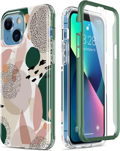 Vista 40 de Esdot - Funda para iPhone 13 Pro Max, con protector de pantalla integrado, funda de grado militar con diseño de moda para mujeres y niñas, funda
