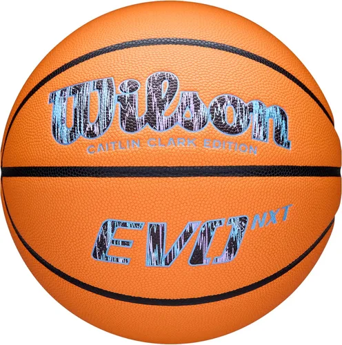 Vista 18 de Wilson NCAA Evo NXT Balones de Baloncesto Oficiales para Juegos en Interiores - Tamaños 6 y 7