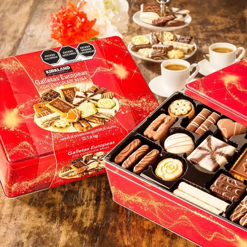 Vista 4 de Galletas europeas Kirkland Signature con chocolate belga, 49.4 onzas