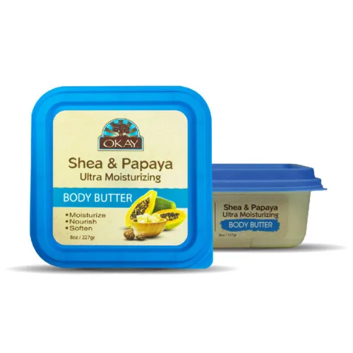 Vista 11 de OKAY Manteca de karité amarilla suave hidratante profunda de 7 oz de peso (tamaño del frasco de 8 onzas)