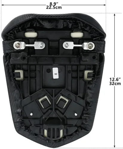 Vista 8 de TCMT Cojín de asiento de pasajero para Yamaha YZF R1 YZFR1 2004 2005 2006