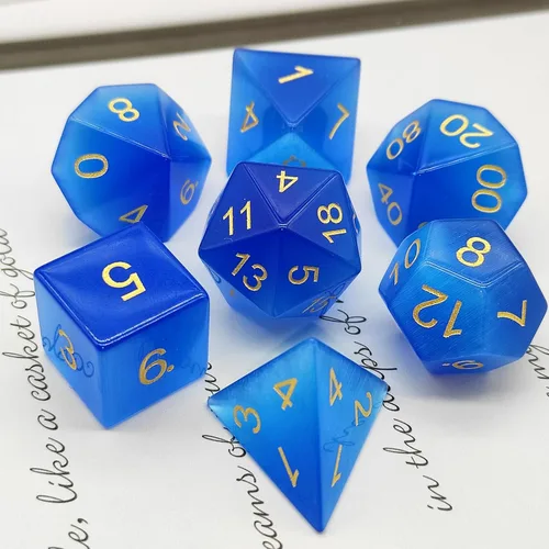 Vista 5 de Caja de dados de silicona y molde, 7 formas con caja de almacenamiento, molde epoxi para lanzar y almacenar dados, compatible con regalos