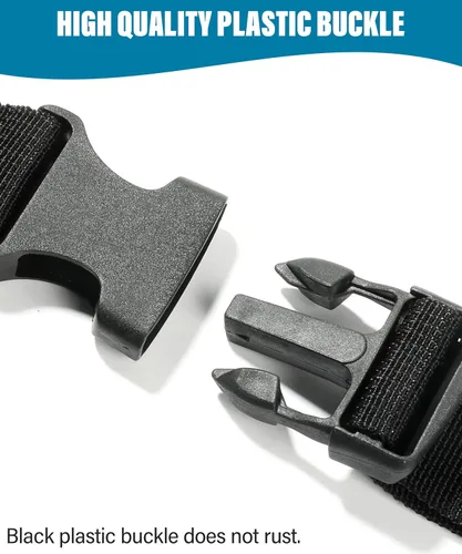 Vista 3 de ESEWALAS - Correa de amarre de batería de 38 pulgadas, correas de batería para barcos, correa de nailon de alta calidad con hebilla de liberación